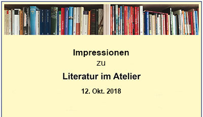 Literatur im Atelier 2018